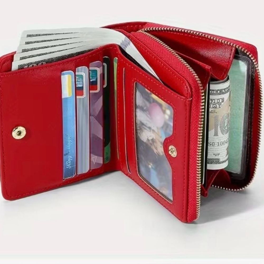 New Embroidered Dachshund Dog Leather Wallet - Picture 9 of 10